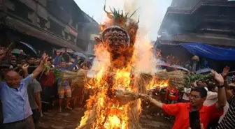 Nepal'de Ghantakarna Festivali Düzenlendi