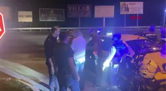 ŞOFÖRÜNÜN 'DUR' İHTARINA UYMADIĞI TAKSİDEN SİLAH VE UYUŞTURUCU ÇIKTI