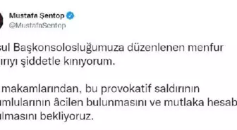 TBMM Başkanı Şentop'tan Türkiye'nin Musul Başkonsolosluğuna yönelik saldırıya kınama Açıklaması