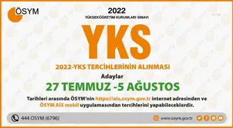 Yükseköğretim Kurumları Sınavı Tercih İşlemleri Başladı