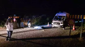 Trafiğe kapatılan yola giren motosiklet devrildi: 1 ölü, 1 yaralı