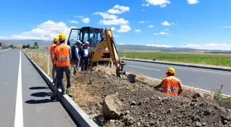 Kars yerel haberleri | Arpaçay'da çevre yolu aydınlatılıyor