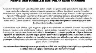 Çekmeköy Belediyesinden 'ağaçlar kesiliyor' iddialarına yalanlama