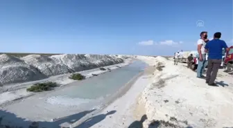 Tuz Gölü'ndeki yavru flamingolar için tankerlerle su takviyesi yapılıyor