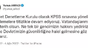 DDK Başkanı Arıncı'dan 'KPSS' açıklaması: Vatandaşlarımız müsterih olsun