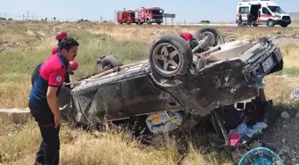 Denizli gündem haberi: Denizli'de devrilen otomobildeki kadın öldü, eşi ve 2 kızı yaralandı