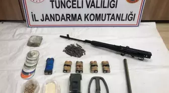 Tunceli haber! Tunceli'de patlayıcı, mühimmat ve yaşam malzemeleri ele geçirildi