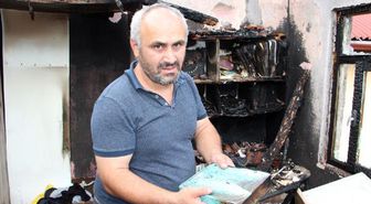 40 GÜNLÜK BEBEĞİN AĞLAMASIYLA YANGINDAN KURTULDULAR