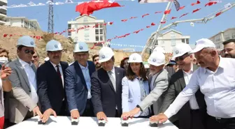 Tokat yerel haberleri... Mudanya kapalı pazar yerinin temeli törenle atıldı