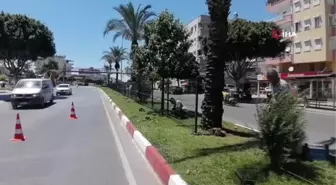 Sık sık kazaların yaşandığı refüje tel örgü çekildi