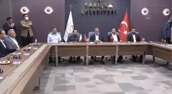 Adana haber... AK Parti Sözcüsü Çelik, Sarıçam Belediyesi ziyaretinde konuştu