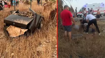 Baba ve 16 yaşındaki kızı ikiye bölünen otomobilde can verdi