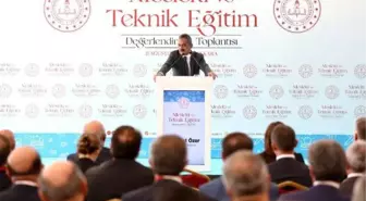 Milli Eğitim Bakanı Özer: '(Çıraklık eğitimi) Yıl sonuna kadar inşallah 1 milyonu aşacağız'
