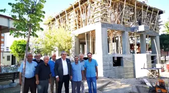 Faik Erdoğan Vakfı Cami inşaatı hızla devam ediyor