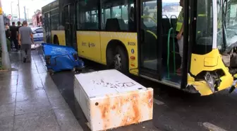 Son dakika haberleri... İETT otobüsü kaza yaptı, otobüsün boş olması faciayı önledi