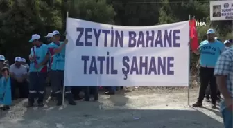 Muğla haber: Milas'ta bu defa termik santral çalışanları ve yakınları eylem başlattı