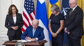 ABD Başkanı Biden, Finlandiya ve İsveç'in NATO'ya katılımına onay veren belgeleri imzaladı