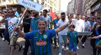 Rize haber! Çaykur Rizespor'da birlik ve dayanışma yürüyüşü gerçekleştirildi