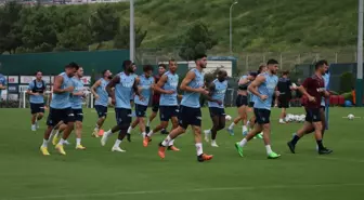 Trabzon haberleri... Trabzonspor, Hatayspor maçı hazırlıklarını sürdürdü