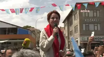 Nevşehir gündem haberi... Akşener'in Mikrofon Uzattığı Nevşehirli Esnaf: 'Memleketin Haline Bakın, Bir Senede Yangın Yerine Çevirdiler Memleketi'