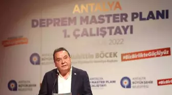 Antalya haberi! Antalya Deprem Master Planı 1. Çalıştayı Düzenlendi