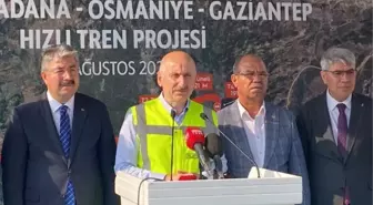 Osmaniye haber! Bakan Karaismailoğlu, Osmaniye'de hızlı tren projesinin tünel yapım çalışmasını inceledi Açıklaması