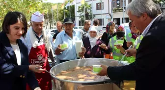 Bilecik haber! Osmaneli'nde 3 bin kişiye aşure dağıtıldı