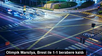 Olimpik Marsilya, Brest ile 1-1 berabere kaldı