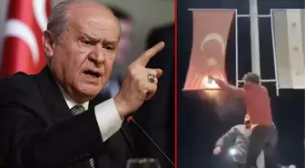 Bahçeli'den Suriye'de Türk bayrağının yakılması girişimine sert tepki: Soysuzlar ihanetlerinin bedelini ağır ödeyecek