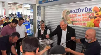 Başkan Bakkalcıoğlu aşure ikramına katıldı