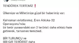 Son dakika haberleri... İçişleri: Tendürek Dağı teröristlerden tamamen temizlendi