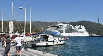 Muğla haberleri: Bahama bandıralı kruvaziyer Seabourn Encore Marmaris'e yanaştırıldı