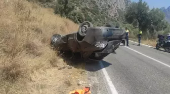 Muğla haberleri... Muğla'da devrilen otomobilde 1 kişi öldü, 4 kişi yaralandı