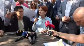 Akşener'in Tozkoparan'da Dinlediği Yurttaş: 'Haktan, Hukuktan, Adaletten Bahseden Cumhurbaşkanına Sormak İstiyorum; Evimden Dışarı Atılıyorsam Ülke...