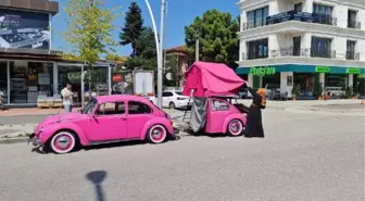 BİR TAM BİR YARIM VOSVOS İLE KARAVAN YAPTILAR