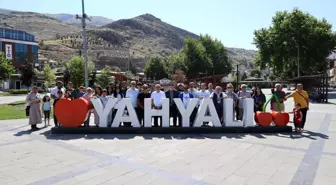 Kayseri yerel haberleri... Gazeteciler Yahyalı'yı gezdi