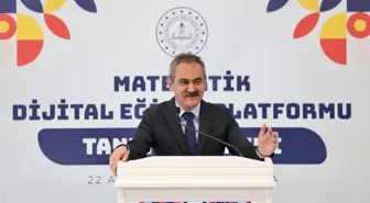 Bakan Özer: 'Tüm vatandaşlarımızın matematik öğrenmeye ihtiyacı var'