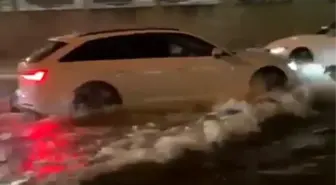 Edirne 3. sayfa: Edirne'de şiddetli yağmur, yollar nehir oldu aktı