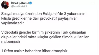 İçişleri Bakan Yardımcısı Çataklı'dan provokatif paylaşımlar hakkında açıklama