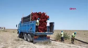 TUZ GÖLÜ'NE BORULARLA TAŞINAN SU, FLAMİNGOLARA CAN OLDU