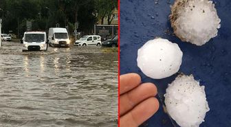 Marmara ve Ege'de 8 ilde sağanak, 4 ilde ise yağan dolu hayatı olumsuz yönde etkiledi