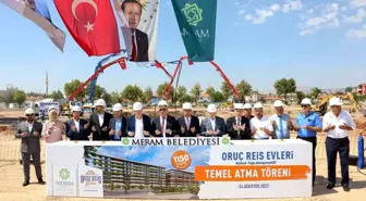 Konya haberleri! Meram'da Oruç Reis Evleri'nin temeli atıldı