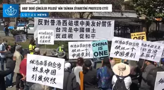 Video: ABD'deki Çinliler Pelosi'nin Taiwan Ziyaretini Protesto Etti