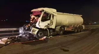 Son dakika haberleri! Osmaniye'de tıra çarpan tankerin sürücüsü öldü