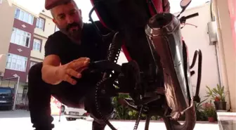 ŞEHİDİN HATIRASI MOTOSİKLETİN TEKERLEĞİ ÇALINDI