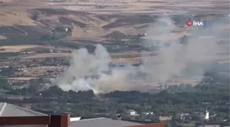Elazığ'da ağaçlık alandaki yangın söndürüldü