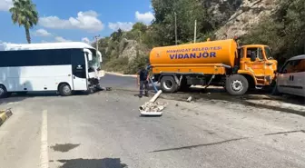 Son dakika haber | Manavgat'ta zincirleme trafik kazası: 1 yaralı