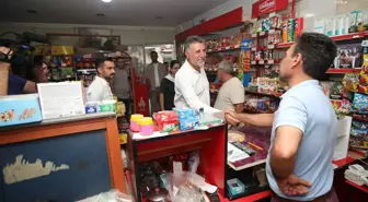 Bayraklı Belediye Başkanı Sandal, Onur Mahallesi'ni Ziyaret Etti