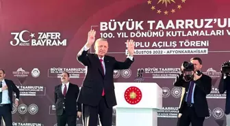 Afyon gündem: Cumhurbaşkanı Erdoğan, Büyük Taarruz'un 100. Yıl Dönümü Kutlamaları ve Afyonkarahisar Toplu Açılış Töreni'nde konuştu: (1)