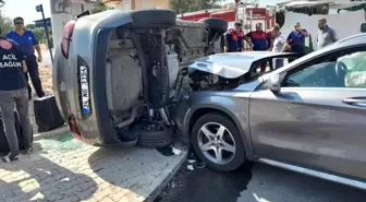 Aydın haberleri! Didim'de otomobiller çarpıştı: 3 yaralı